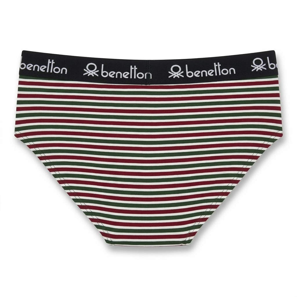 Benetton Men’s Cotton Elastane Brief 23P3menuc158i | 93% Cotton Stretch Comfort Underwear 902
