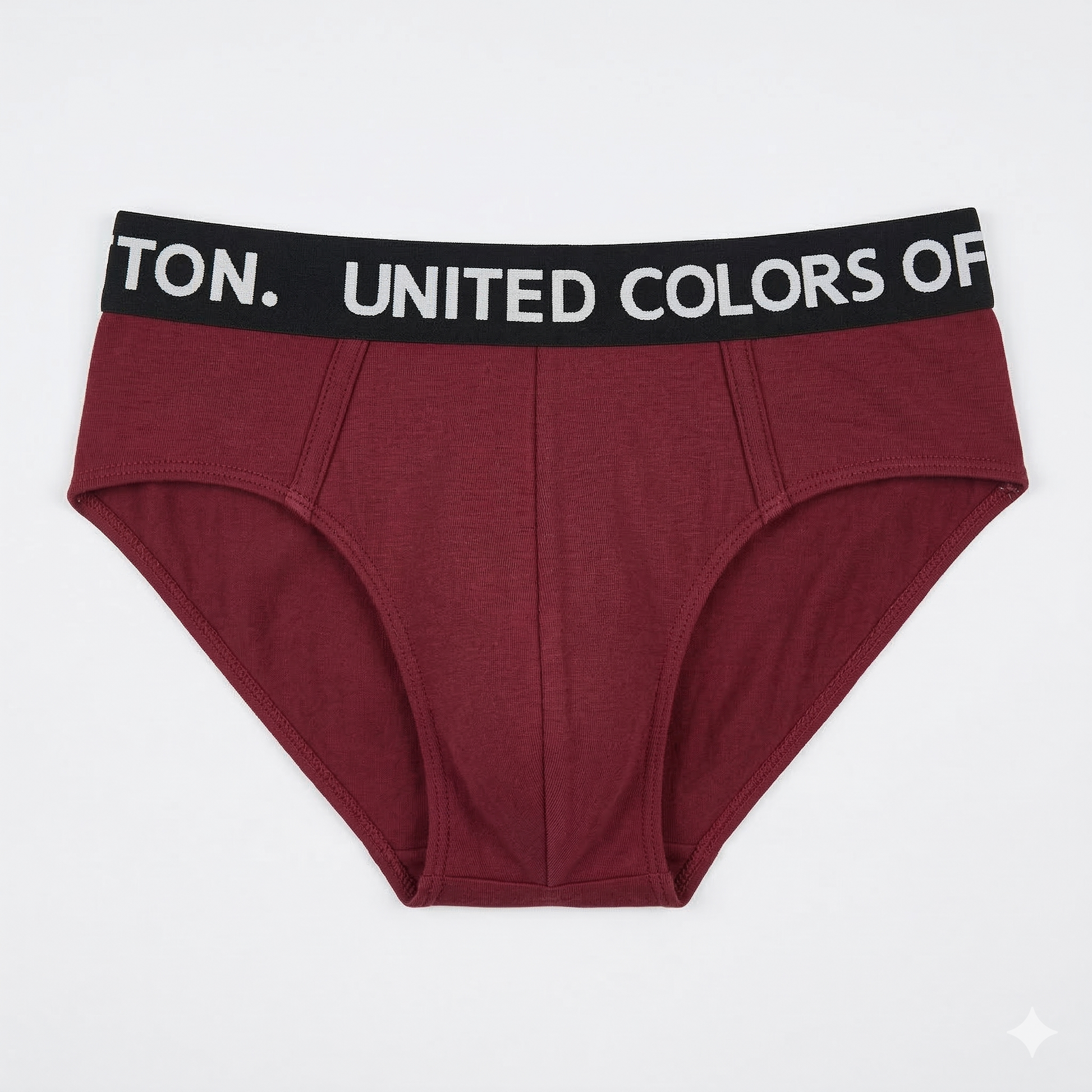 Benetton Men’s Cotton Elastane Brief 23P3menuc183i | 93% Cotton Stretch Comfort Underwear 901