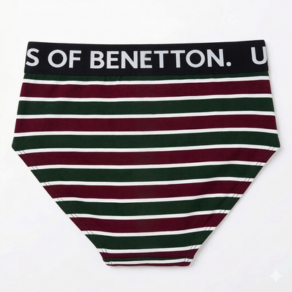 Benetton Men’s Cotton Elastane Brief 23P3menuc183i | 93% Cotton Stretch Comfort Underwear 901