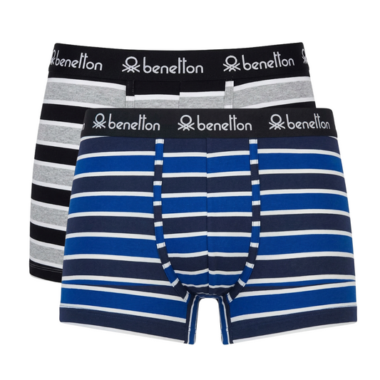 Benetton Men’s Cotton Elastane Trunk 23P3menuc192i | 93% Cotton Stretch Comfort Underwear 901