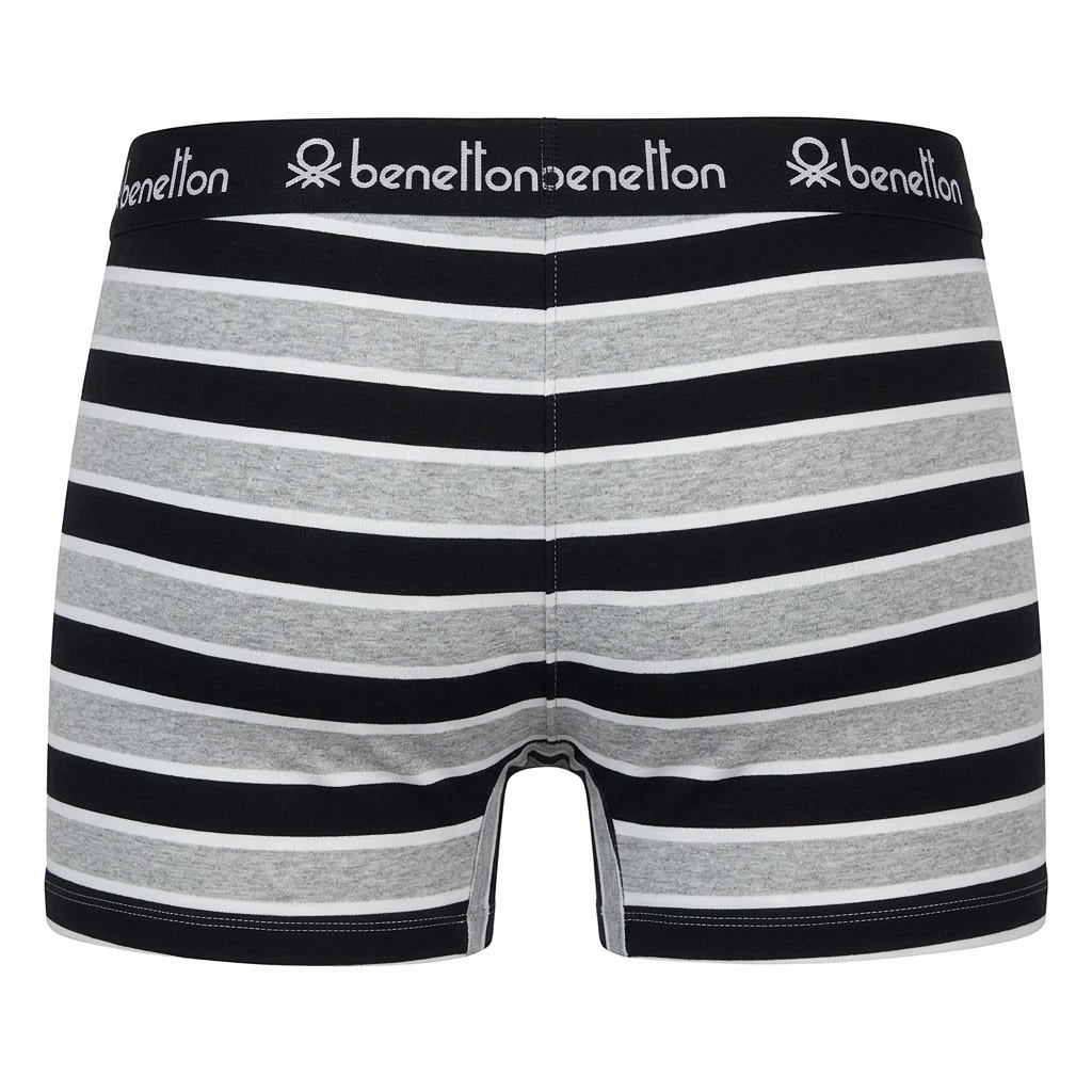 Benetton Men’s Cotton Elastane Trunk 23P3menuc192i | 93% Cotton Stretch Comfort Underwear 901