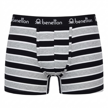 Benetton Men’s Cotton Elastane Trunk 23P3menuc192i | 93% Cotton Stretch Comfort Underwear 901