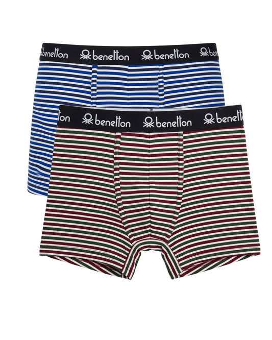 Benetton Men’s Cotton Elastane Trunk 23P3menuc194i | 93% Cotton Stretch Comfort Underwear 902