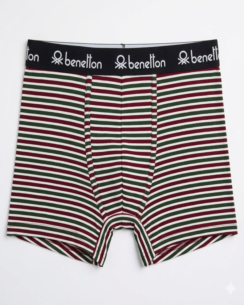 Benetton Men’s Cotton Elastane Trunk 23P3menuc194i | 93% Cotton Stretch Comfort Underwear 902