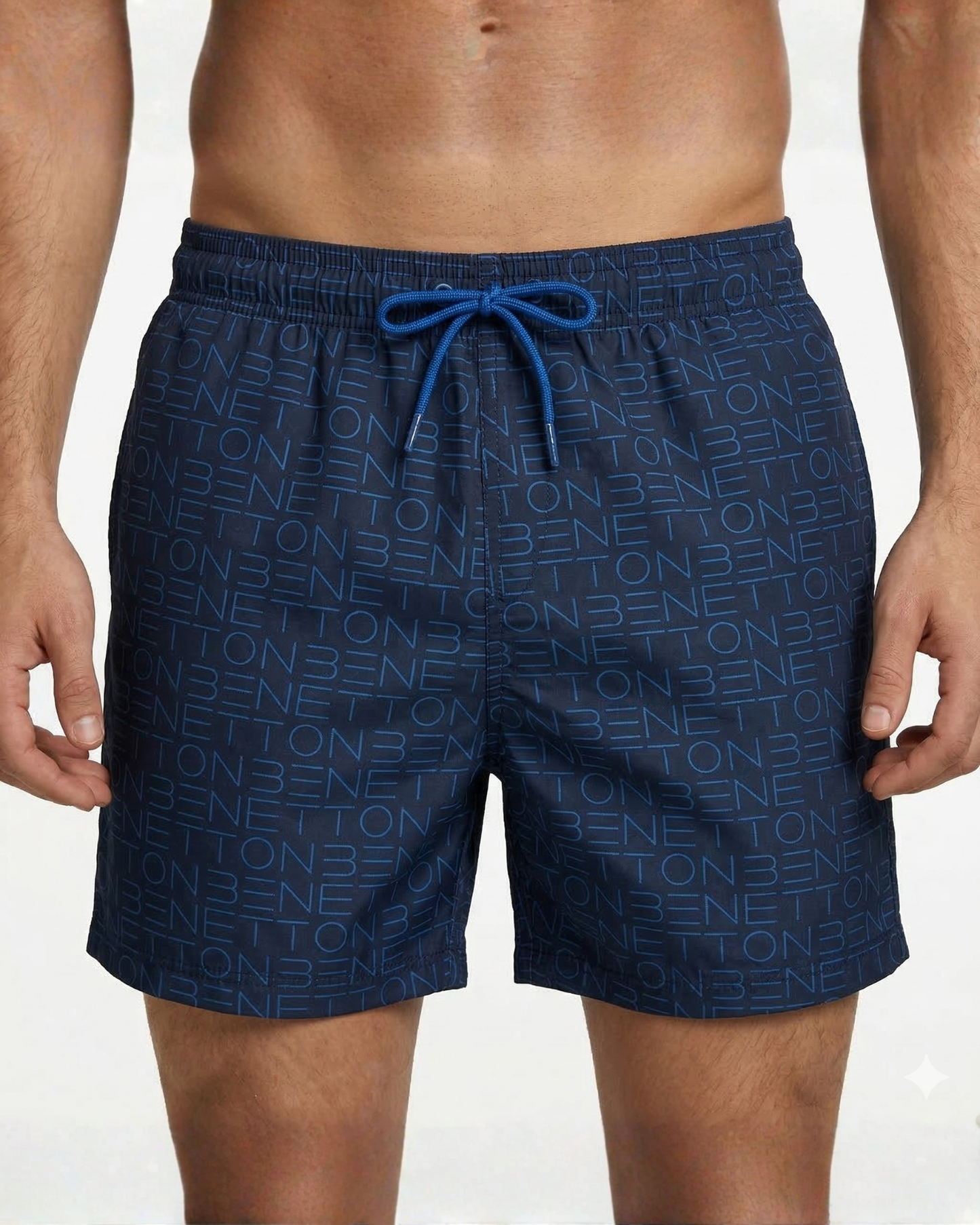 Benetton Men’s Cotton Boxer 01C4uclbox16i | 100% Cotton Comfortable Athleisure Boxers Navy