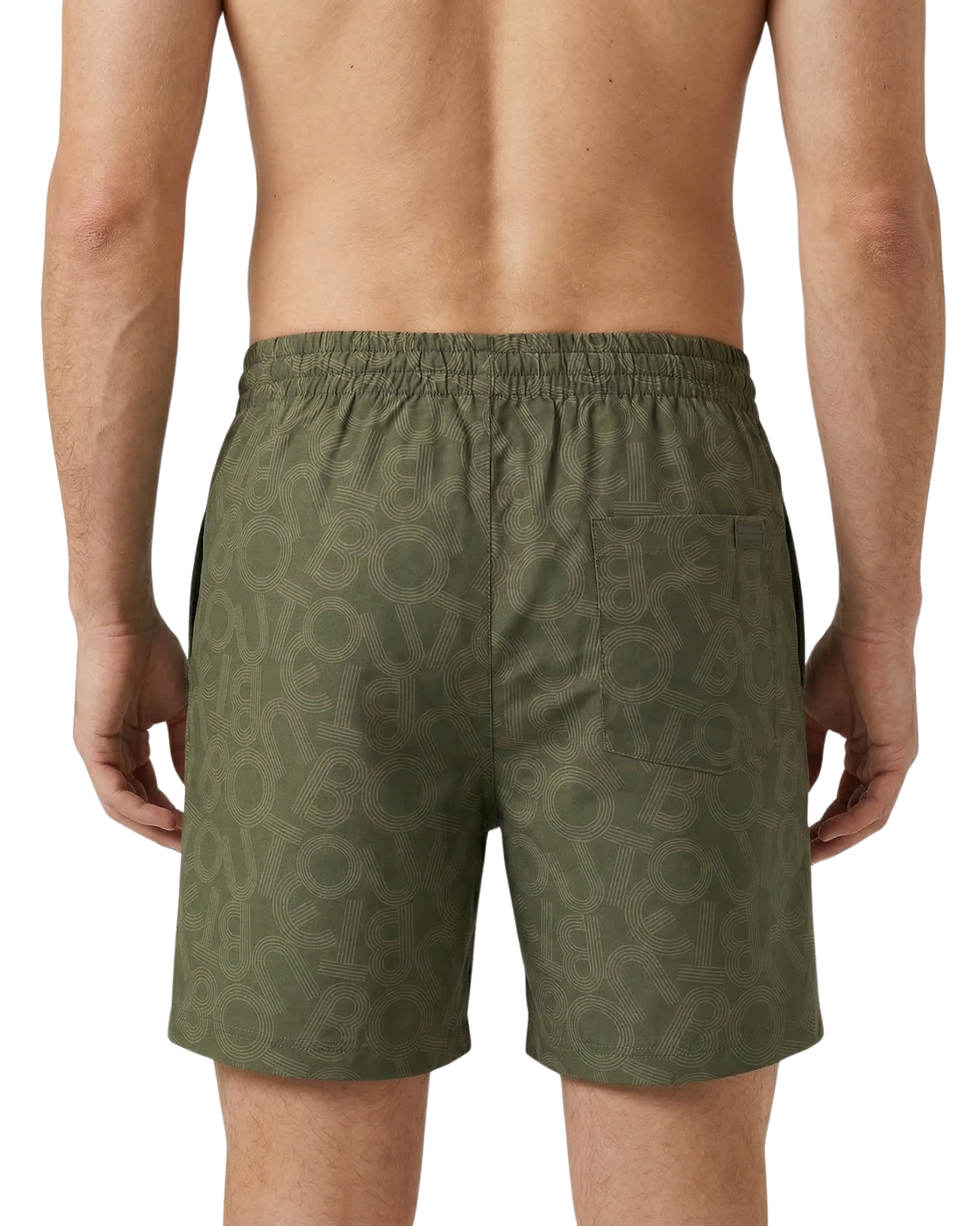 Benetton Men’s Cotton Boxer 01C4uclbox16i | 100% Cotton Comfortable Athleisure Boxers Olive