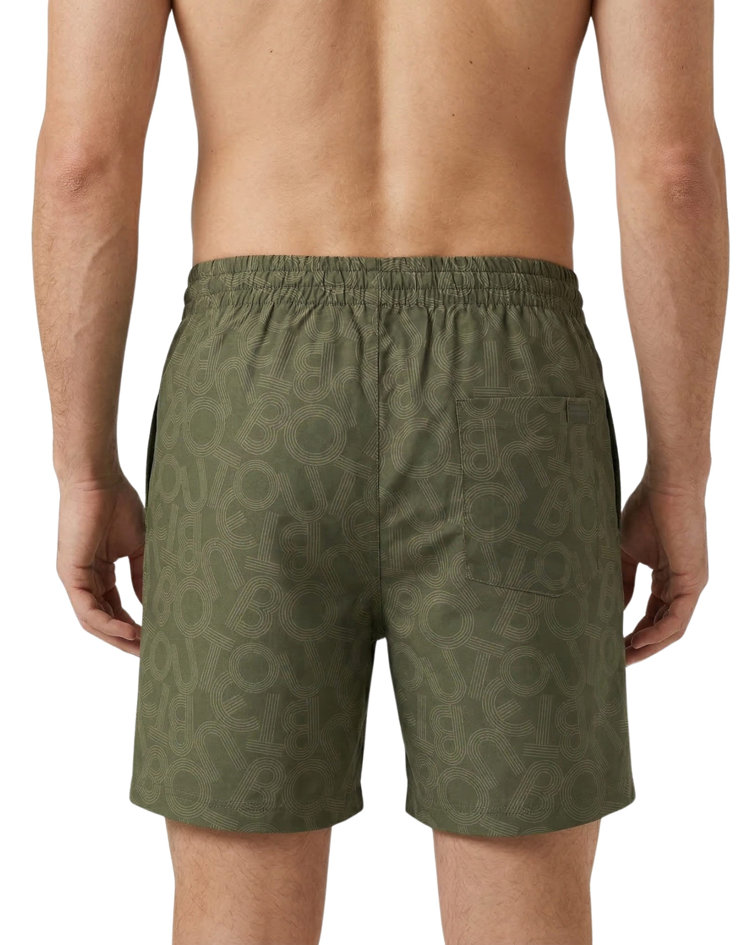 Benetton Men’s Cotton Boxer 01C4uclbox16i | 100% Cotton Comfortable Athleisure Boxers Olive