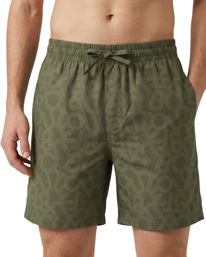 Benetton Men’s Cotton Boxer 01C4uclbox16i | 100% Cotton Comfortable Athleisure Boxers Olive