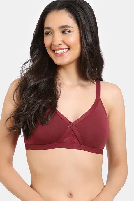 Zivame Non Padded Non Wired Bra | Py10hl Sundried Tomato 32B
