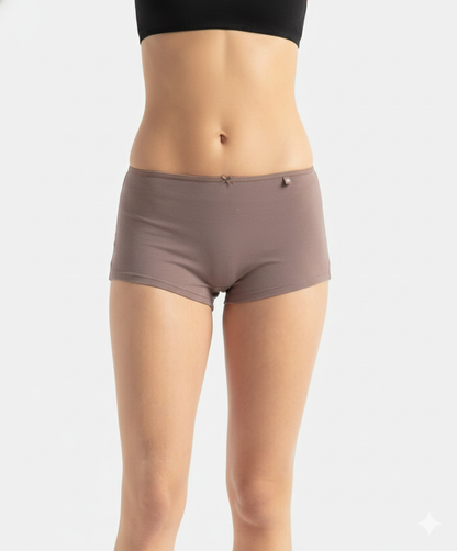 Jockey Women’s Boyleg Panty Pack | Comfortable Cotton Stretch Underwear | Soft Fit Fabric | SS04