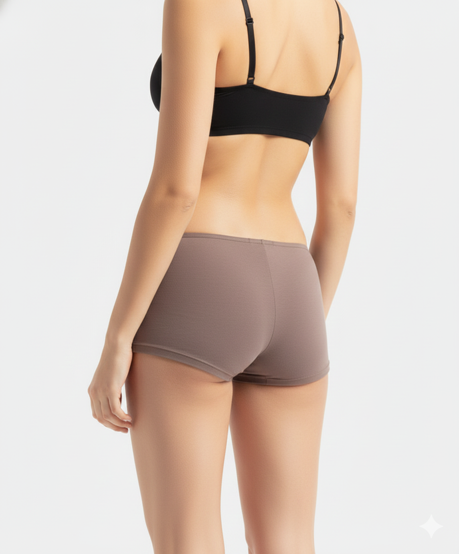 Jockey Women’s Boyleg Panty Pack | Comfortable Cotton Stretch Underwear | Soft Fit Fabric | SS04