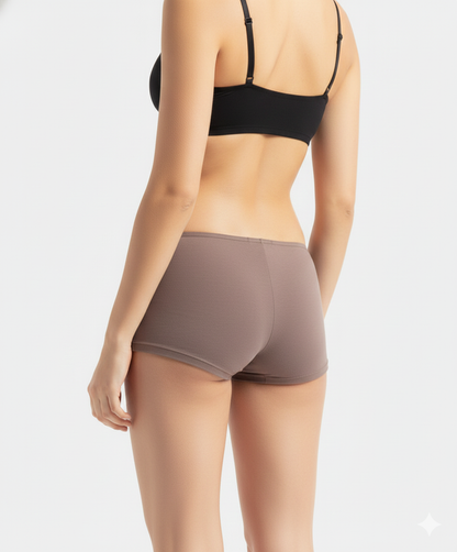 Jockey Women’s Boyleg Panty Pack | Comfortable Cotton Stretch Underwear | Soft Fit Fabric | SS04