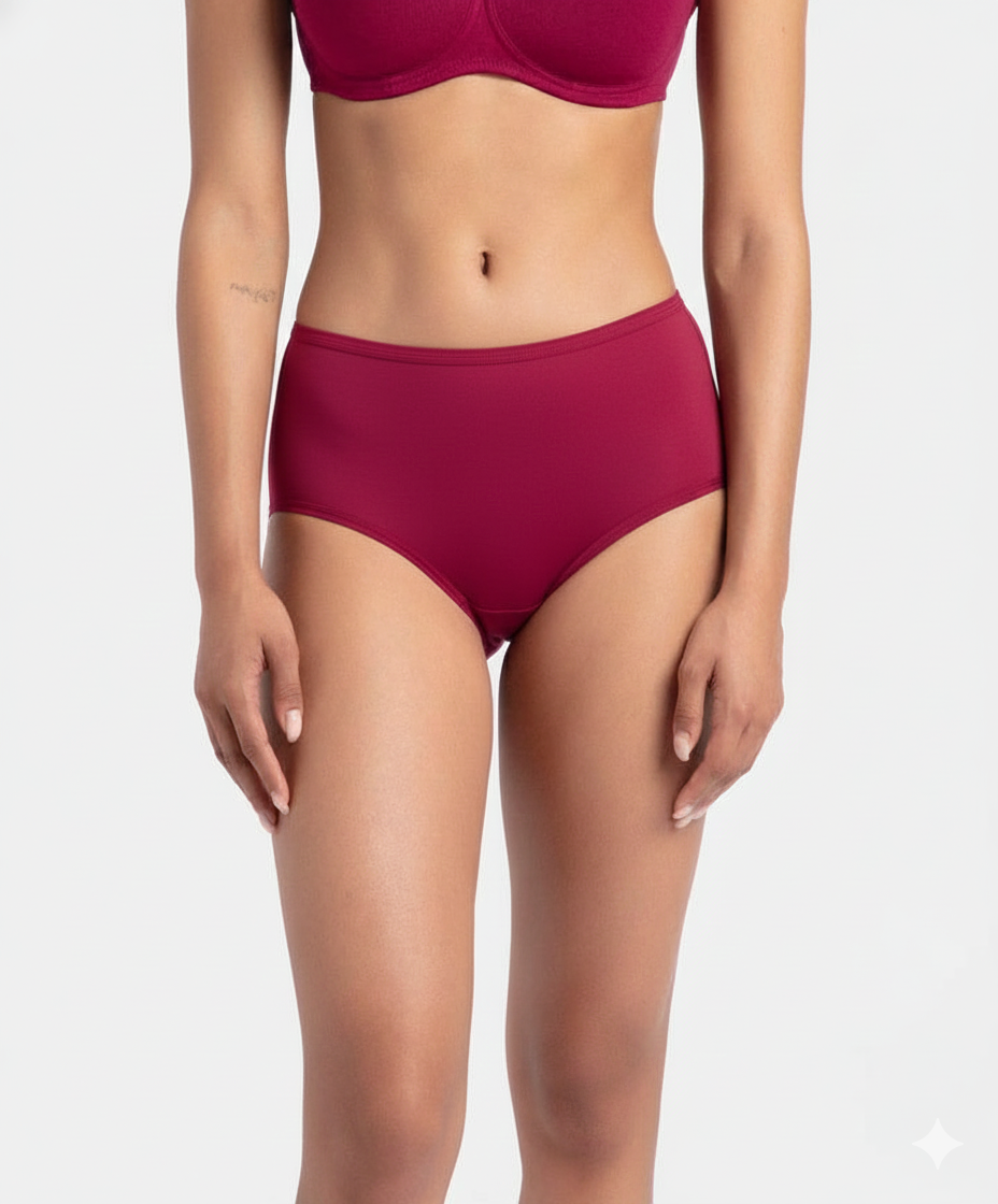 Jockey Women’s Single Panty | Comfortable Cotton Stretch Underwear | Soft Fit Fabric | SW05