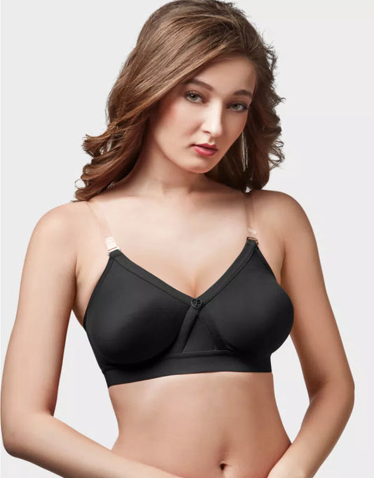 Trylo Women Non Padded Non Wired Seam Freedom Bra | Alpa STP