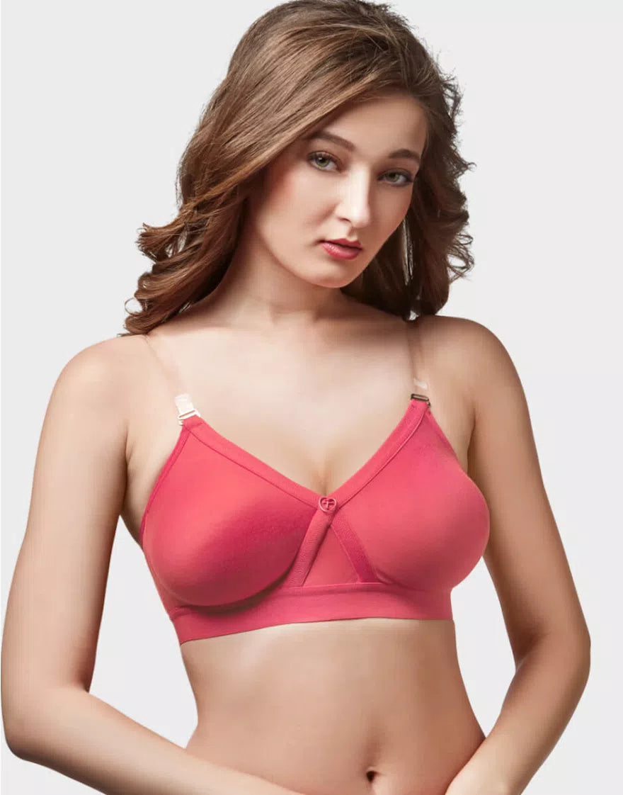 Trylo Women Non Padded Non Wired Seam Freedom Bra-1| Alpa STP