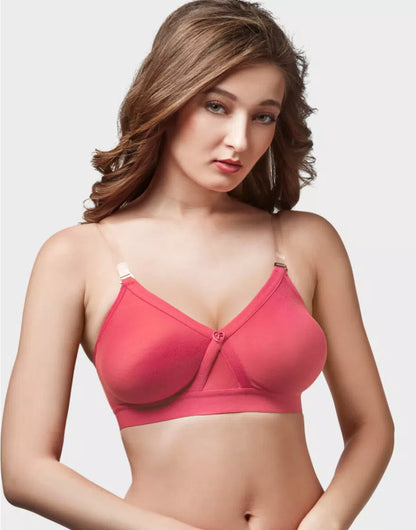 Trylo Women Non Padded Non Wired Seam Freedom Bra-1| Alpa STP
