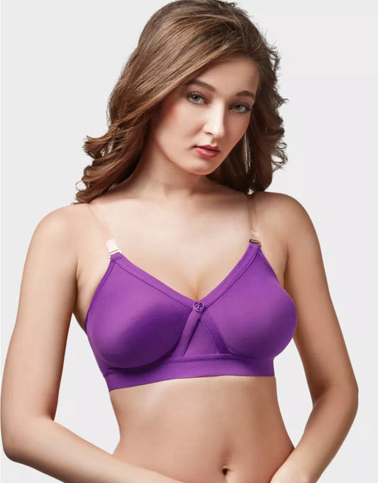 Trylo alpa stp women non padded non wired seam freedom bra-2