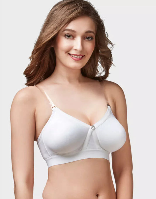 Trylo alpa stp women non padded non wired seam freedom bra-5