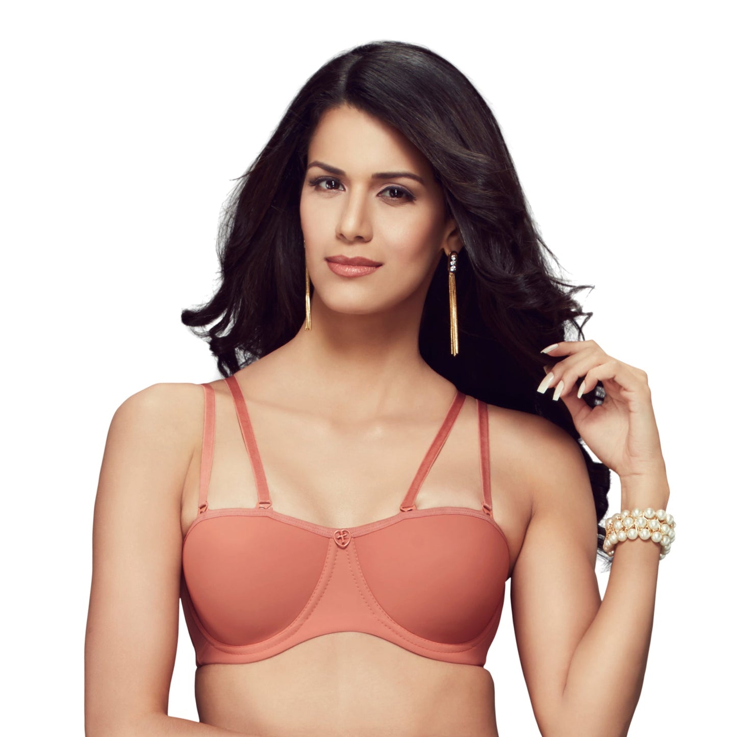 Trylo Padded Underwired Bra |Just Multi