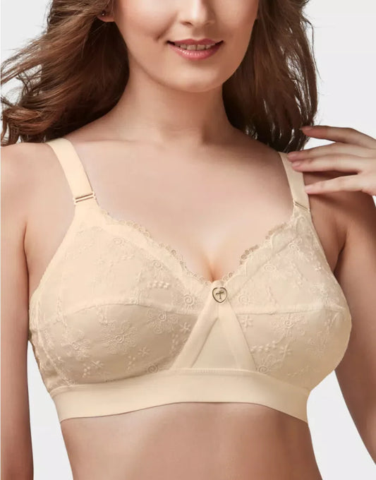 Trylo Women Non Padded Non Wired Cool Classic Bra-2 | Cathrina