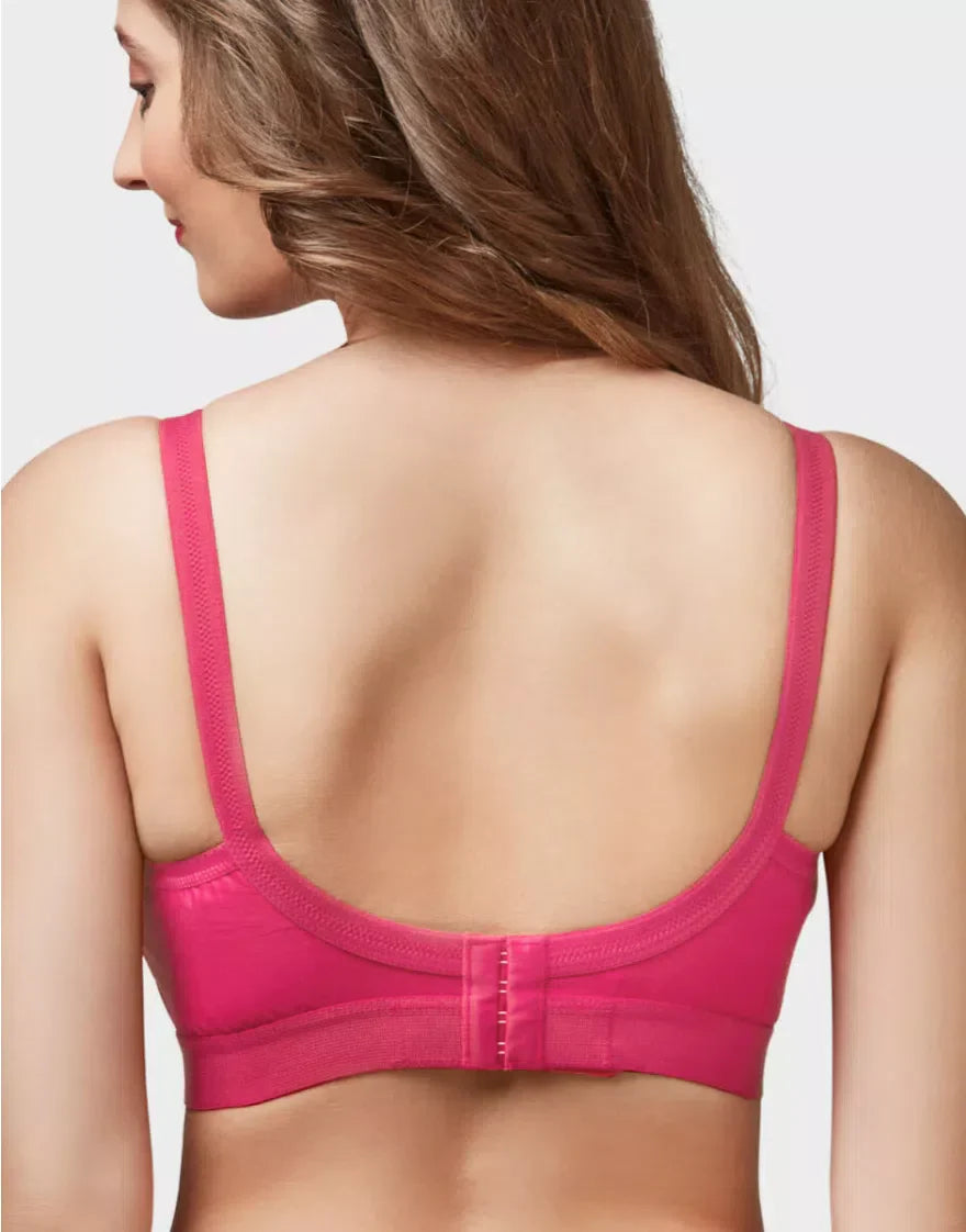 Trylo Krutika Plain Women’s Cotton Bra | Non-Padded Full Coverage | 100% Soft Cotton Comfort