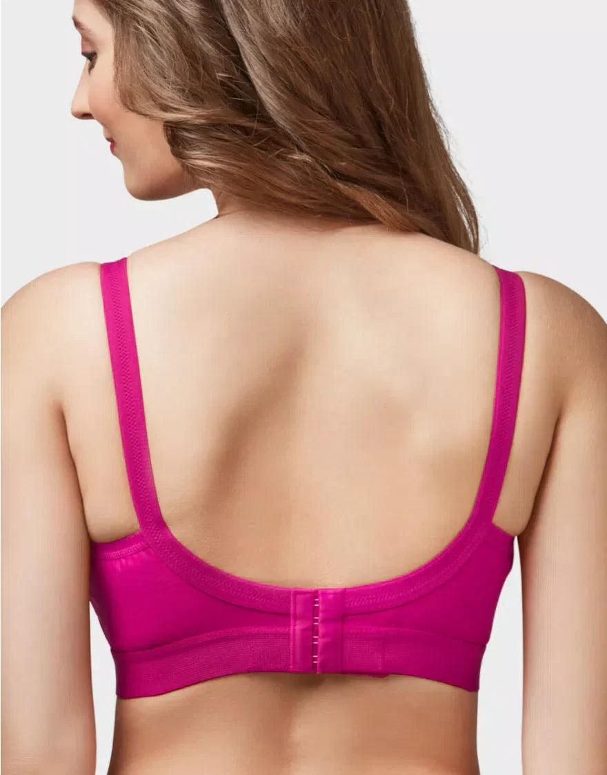 Trylo Krutika Plain Women’s Cotton Bra | Non-Padded Full Coverage | 100% Soft Cotton Comfort