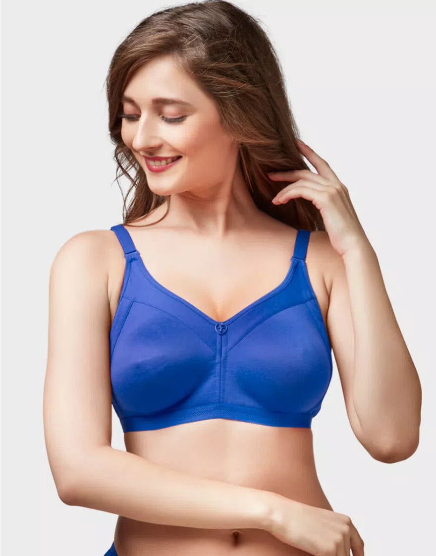 Trylo Women Non Wired Non Padded Full Coverage Bra| Rozi STP