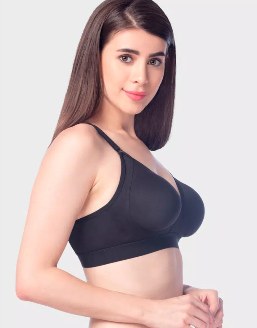 Trylo Women Non Wired Non Padded Full Coverage Bra | Simran