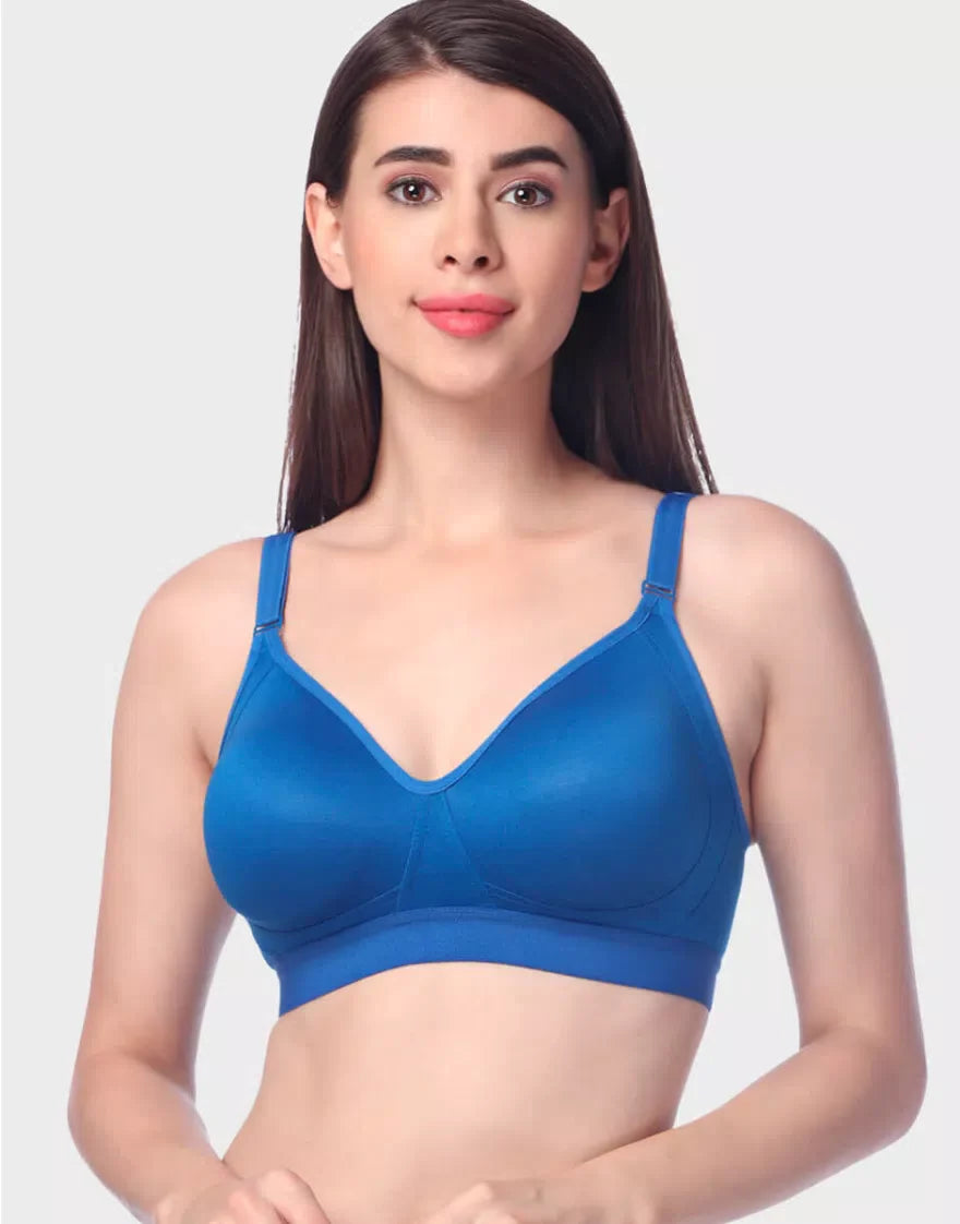 Trylo Women Non Wired Non Padded Full Coverage Bra | Simran