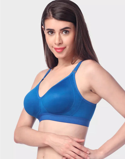 Trylo Women Non Wired Non Padded Full Coverage Bra | Simran