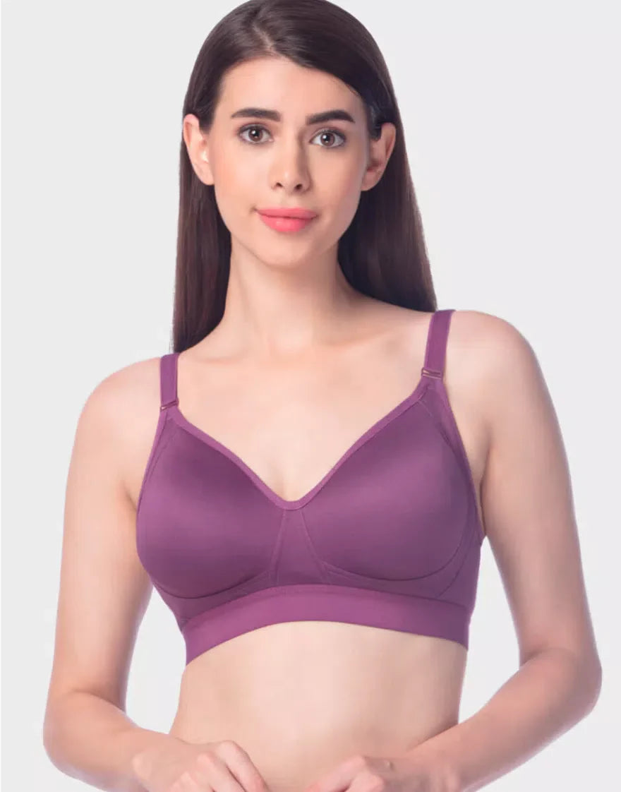 Trylo Women Non Wired Non Padded Full Coverage Bra | Simran