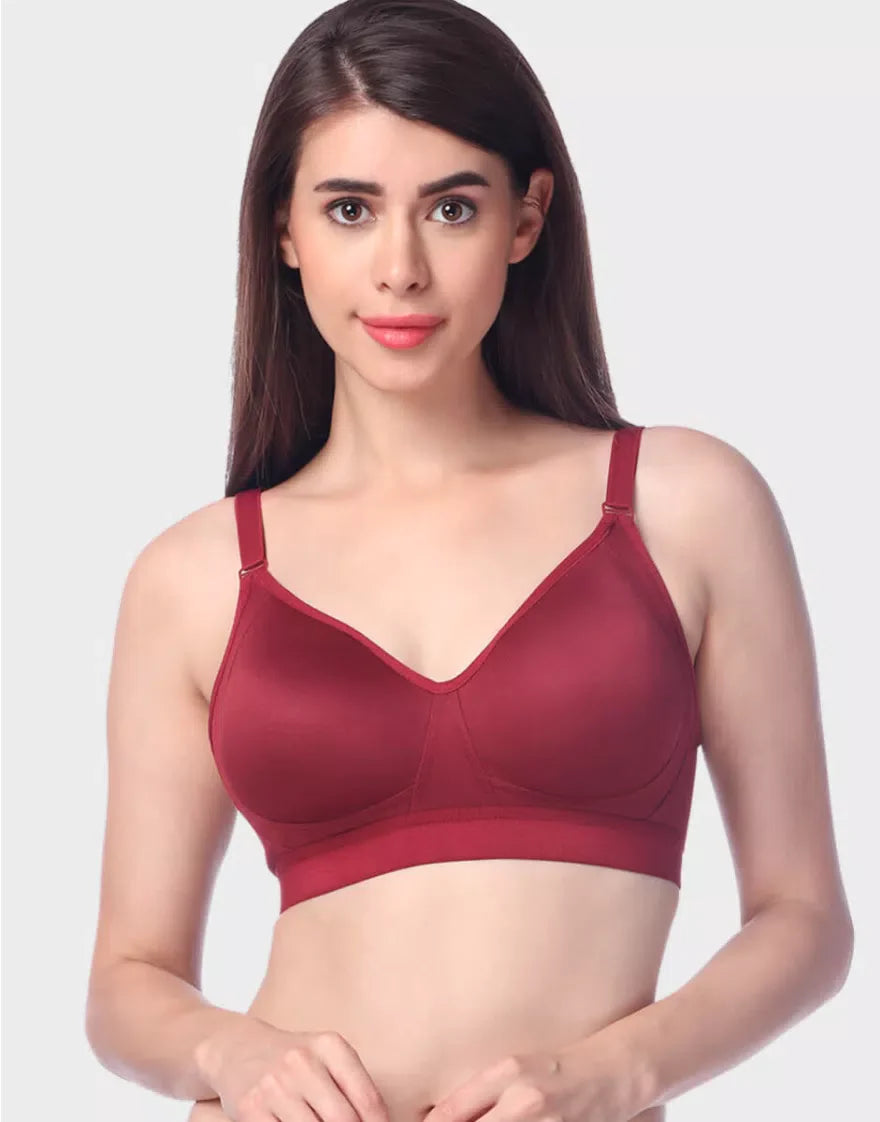 Trylo Women Non Wired Non Padded Full Coverage Bra | Simran