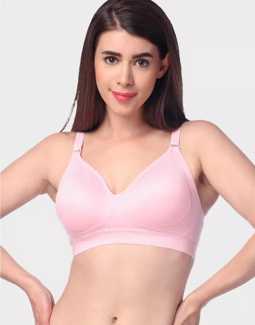 Trylo Women Non Wired Non Padded Full Coverage Bra-1 | Simran