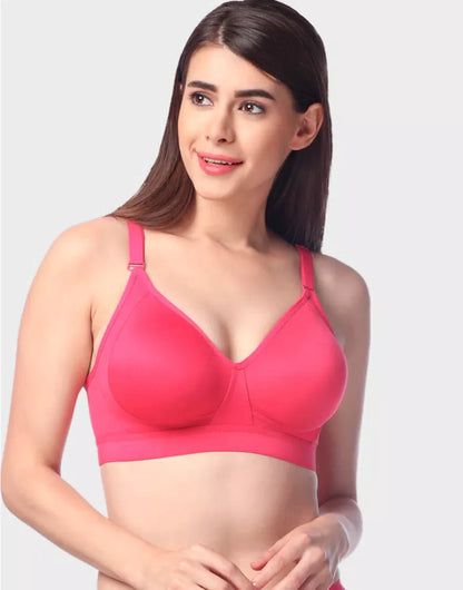 Trylo Women Non Wired Non Padded Full Coverage Bra-1 | Simran