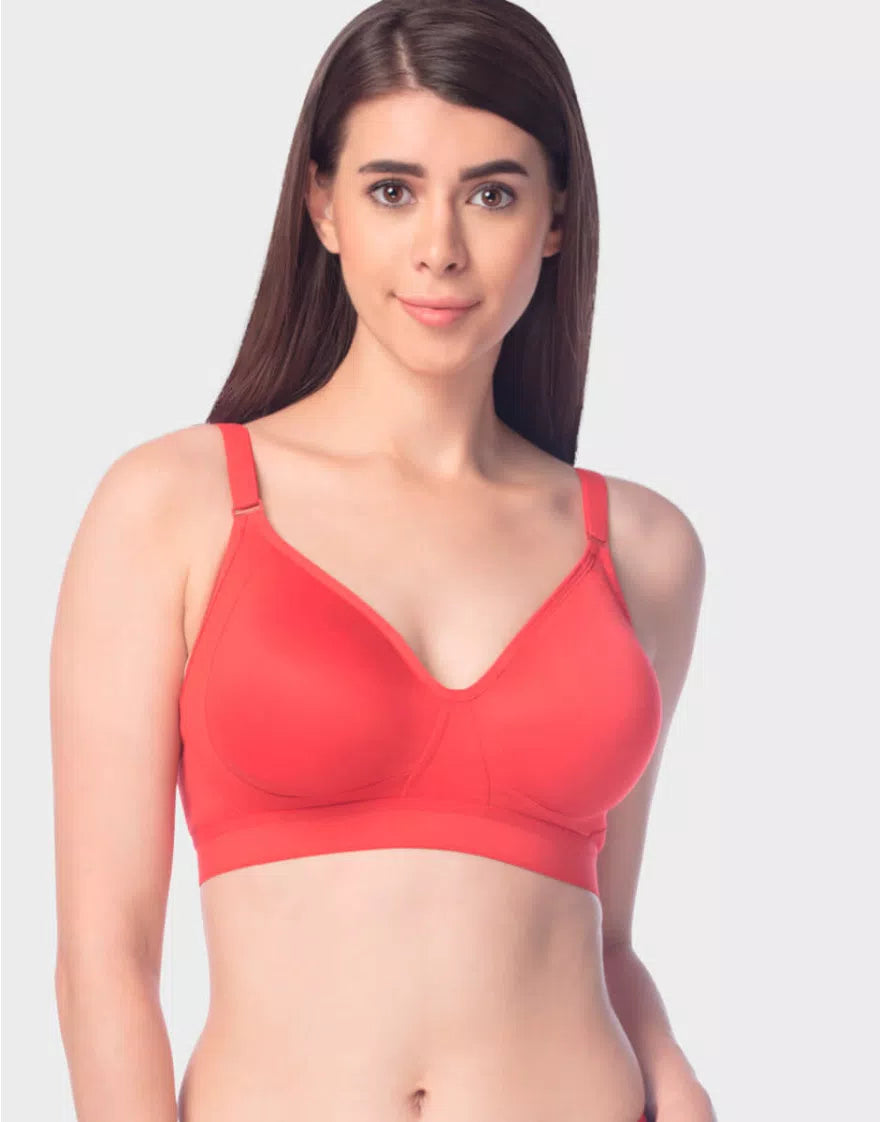 Trylo Women Non Wired Non Padded Full Coverage Bra-1 | Simran