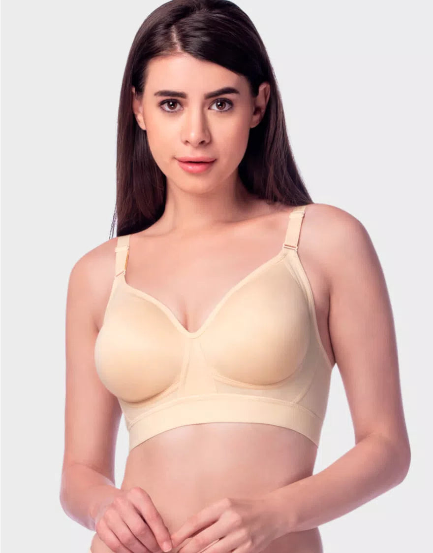 Trylo Women Non Wired Non Padded Full Coverage Bra-1 | Simran