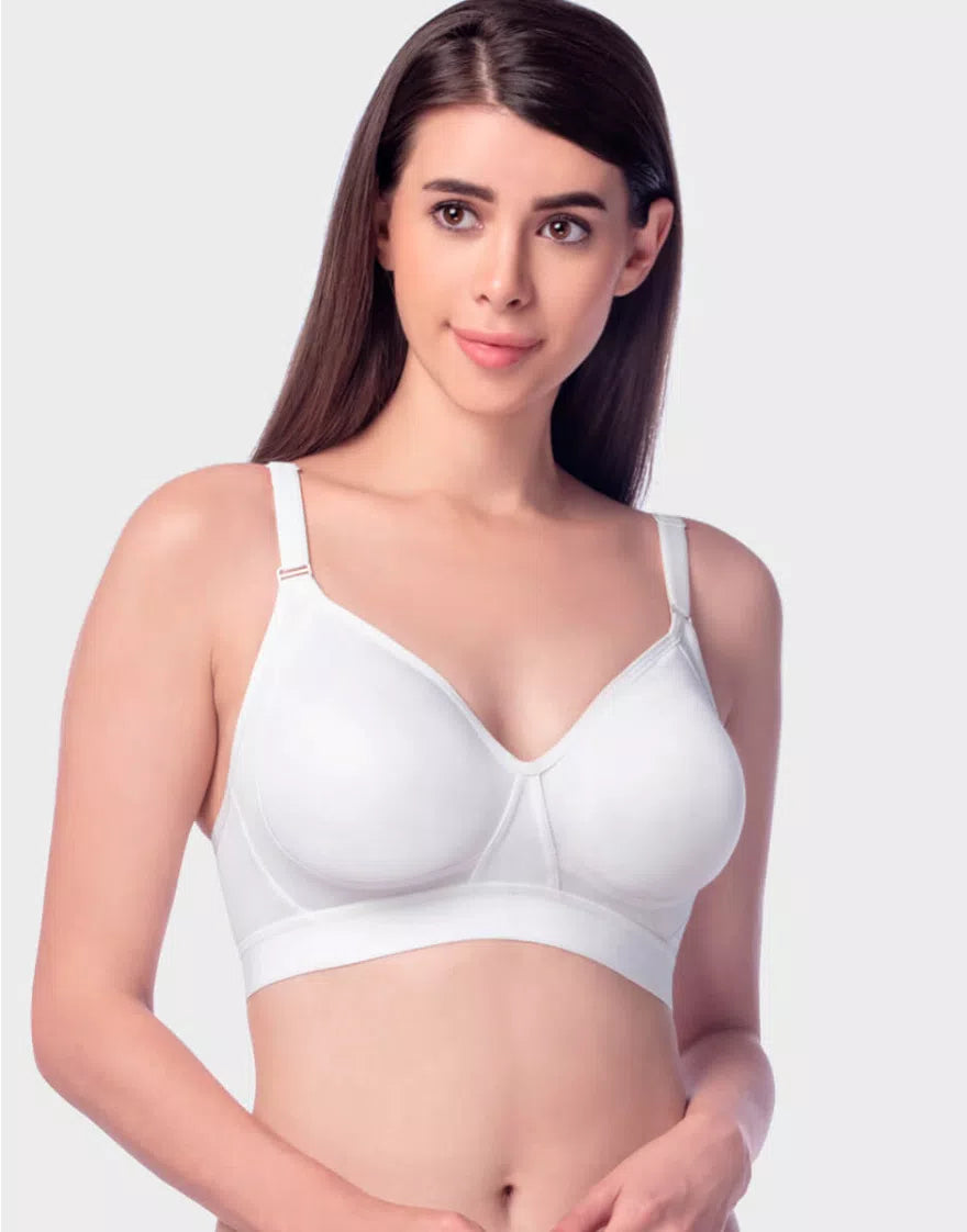 Trylo Women Non Wired Non Padded Full Coverage Bra-1 | Simran