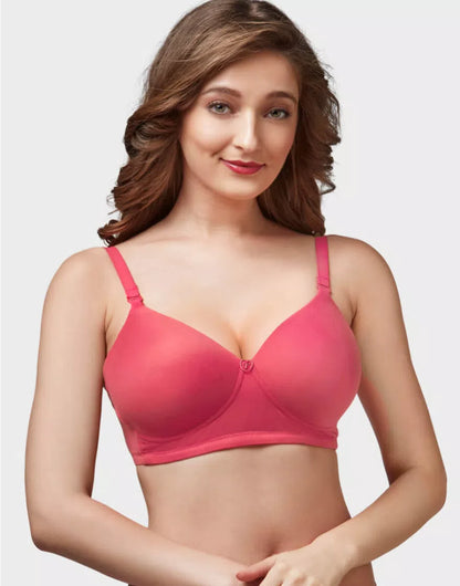 Trylo Women Non Wired Padded Full Coverage Bra-1 | Touche