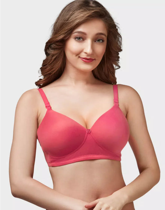 Trylo Touche Women Non Wired Non Padded Full Coverage Bra-1