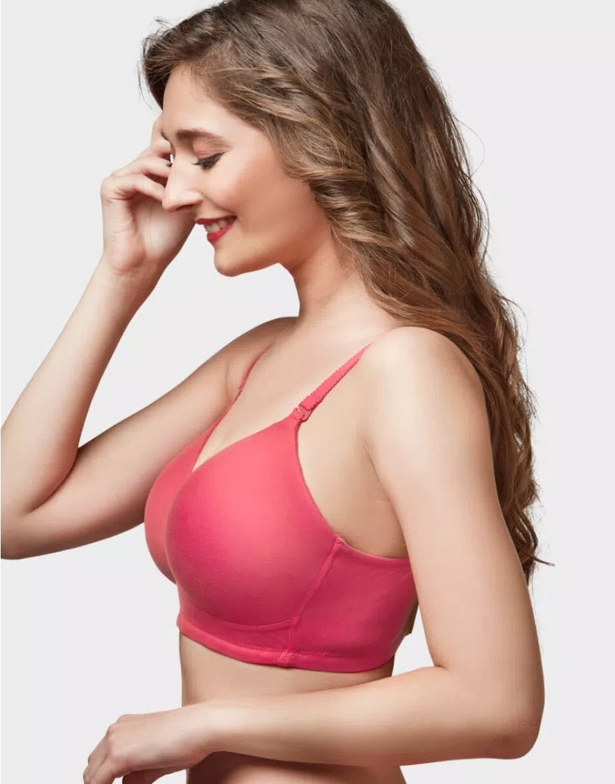 Trylo Women Non Wired Padded Full Coverage Bra-1 | Touche