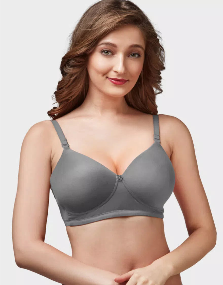 Trylo Women Non Wired Padded Full Coverage Bra-1 | Touche