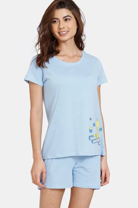 Zivame Shortyset Non Wired Nightwear | Zi62cb