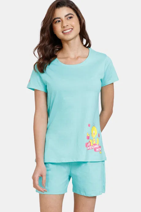 Zivame Shortyset Non Wired Nightwear | Zi62cb